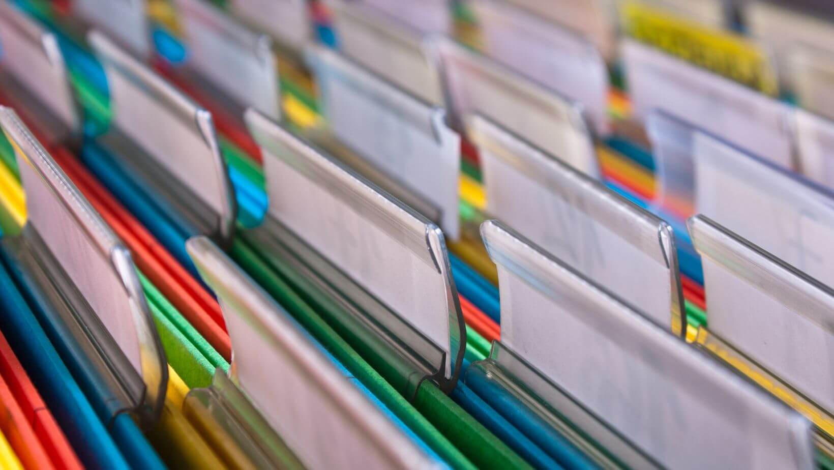 rows of files